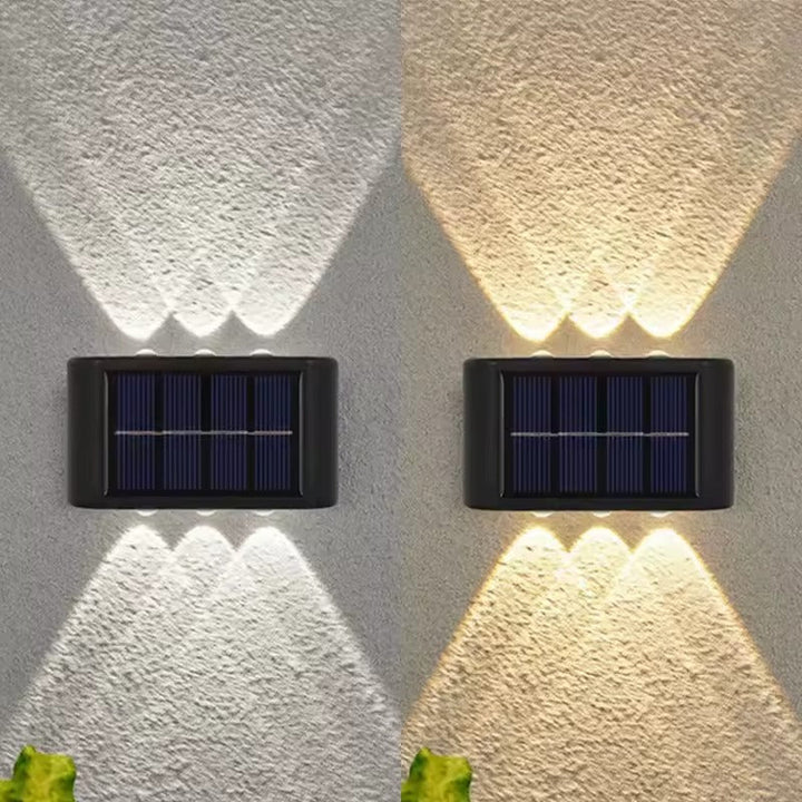 Solar LED Outdoor Wall Light - Waterproof & Durable IP65