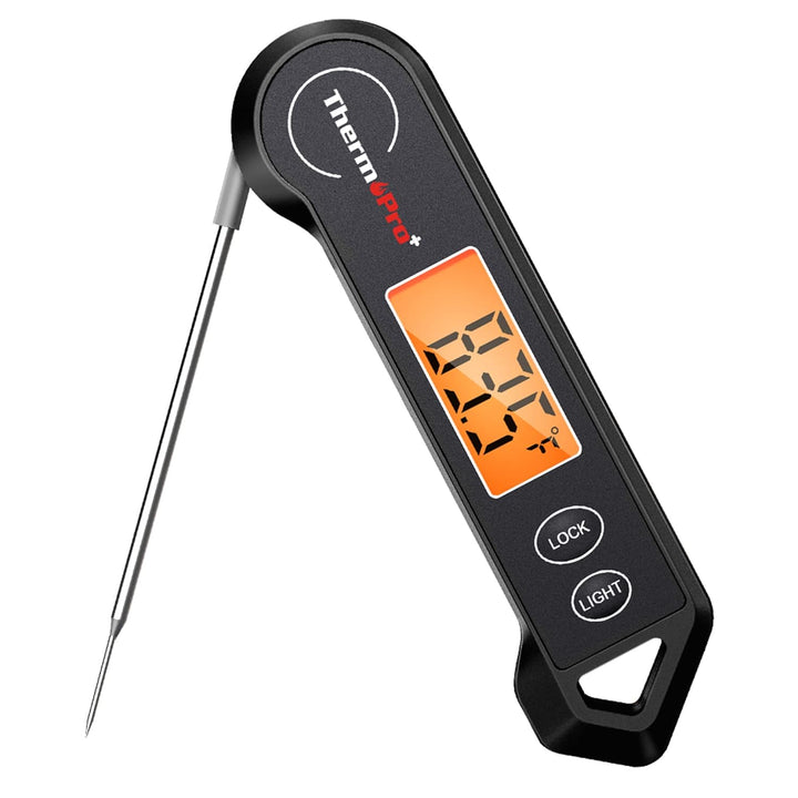Instant Read Digital Meat Thermometer for cooking, grilling, & BBQ.