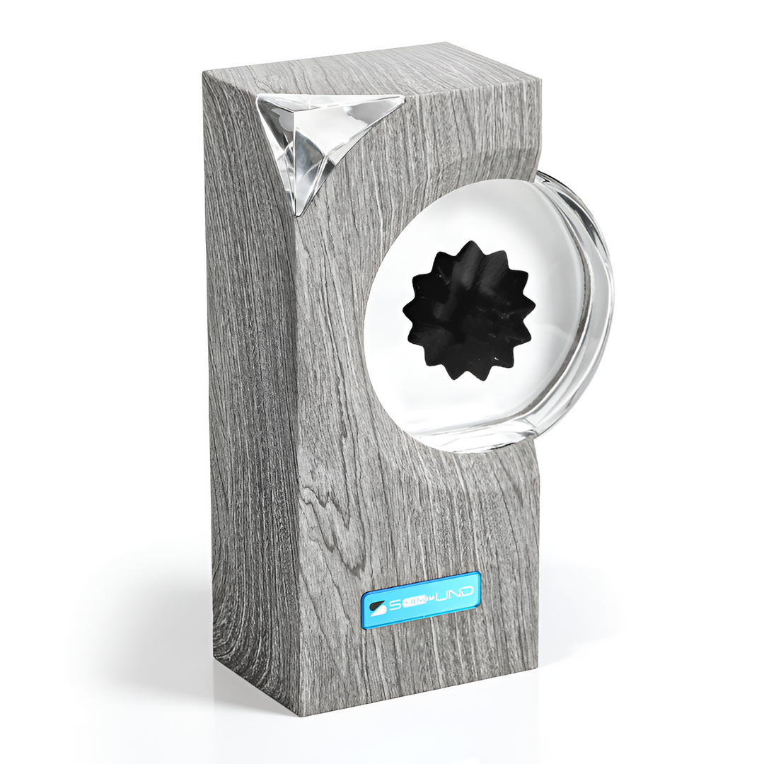 "Interactive ferrofluid sound visualizer with dynamic magnetic liquid display, ideal for music enthusiasts and artists."