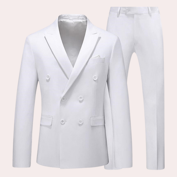 Sophisticated Vincent classic 2-piece men's suit, perfect for modern formal wear and business meetings.
