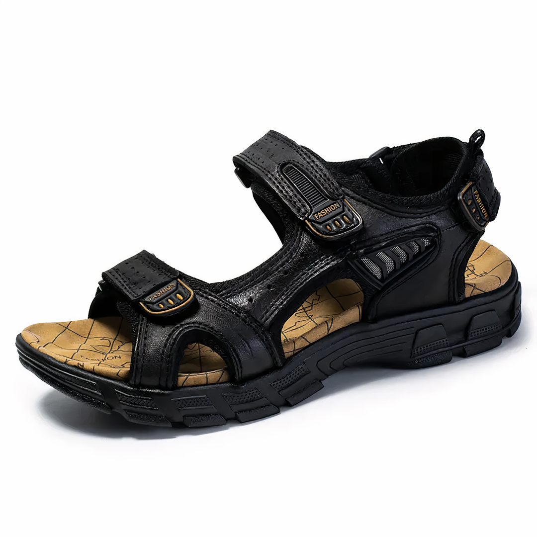 Men's Comfortable Orthopedic Arch Support Sandals for foot pain relief. Shock absorbing, ideal for casual summer wear.