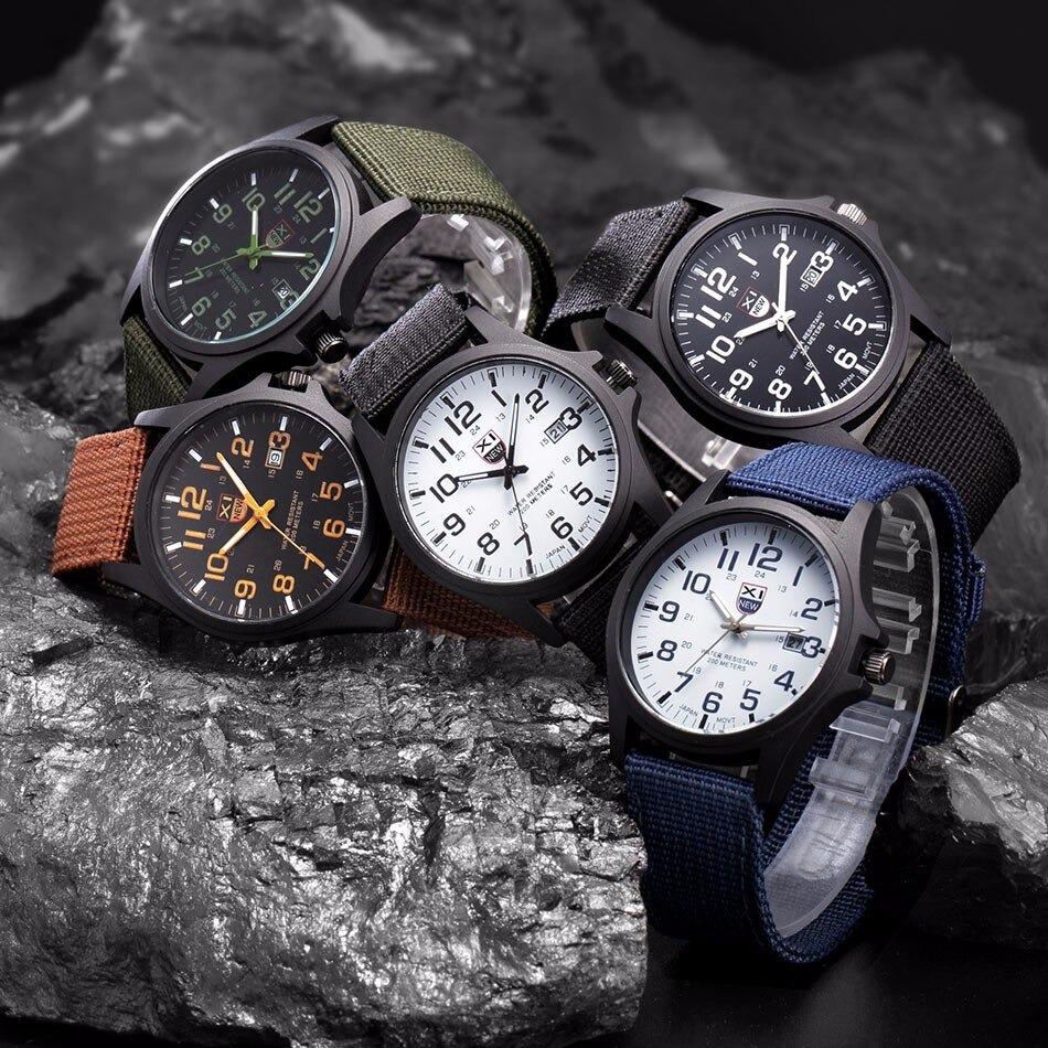 Tactical sports watch for men, illuminated display, robust and waterproof for active lifestyles.