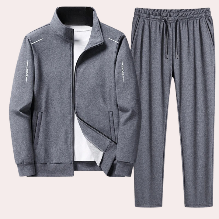Versatile Men's Casual Tracksuit. Owen ultimate comfort set for jogging, gym workouts, or simply relaxing at home.