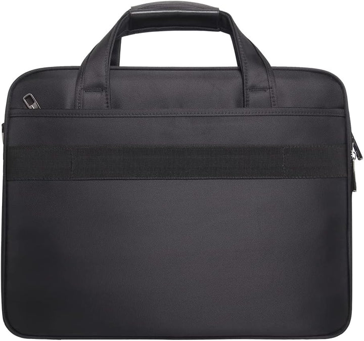 Stylish men's professional laptop briefcase. A versatile canvas work bag perfect for office & travel.