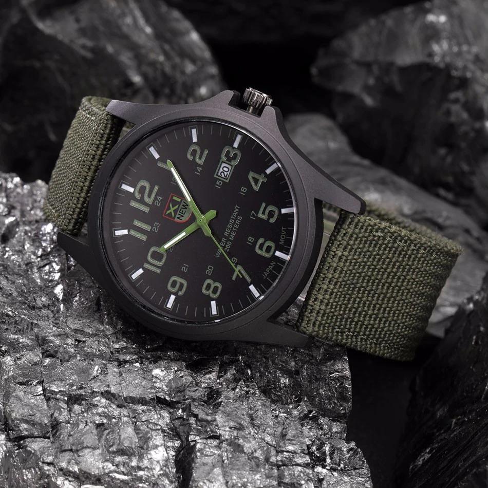 Stylish black men's outdoor timepiece featuring a rugged stainless steel case & comfortable silicone strap.