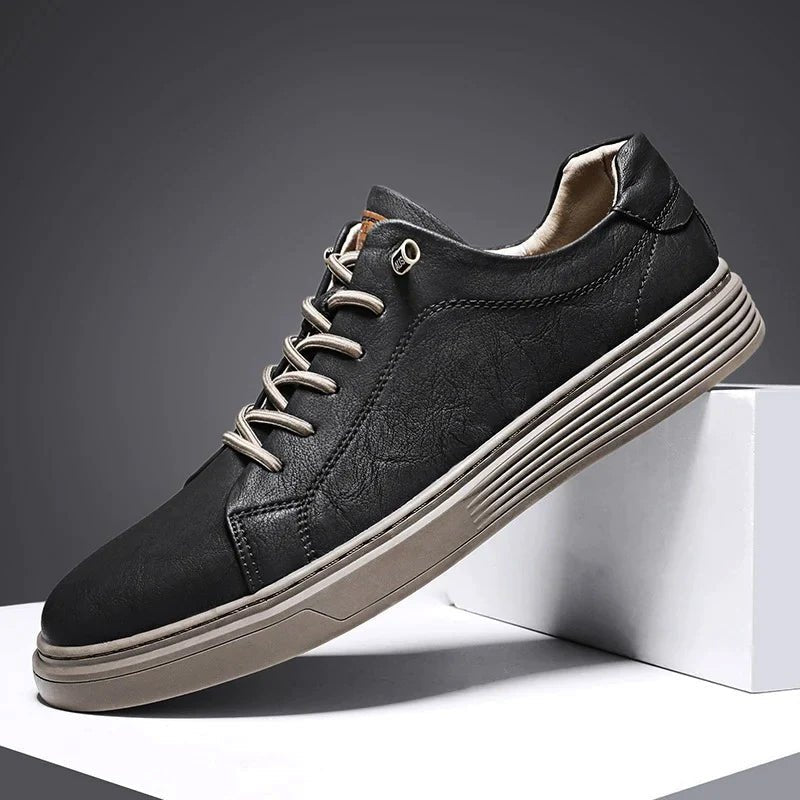 Men's Casual Leather Oxford Shoes - Versatile & Stylish - Lexians