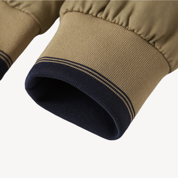 "Men's lightweight reversible bomber jacket, slim fit, available in multiple colors, showcasing ribbed cuffs and zip closure.