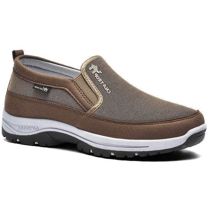 Men's waterproof orthopedic shoes offering elegant design, shown in chic colors, providing style and superior foot comfort.
