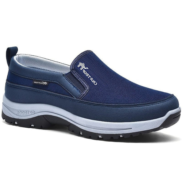 Men's waterproof orthopedic shoes offering elegant design, shown in chic colors, providing style and superior foot comfort.