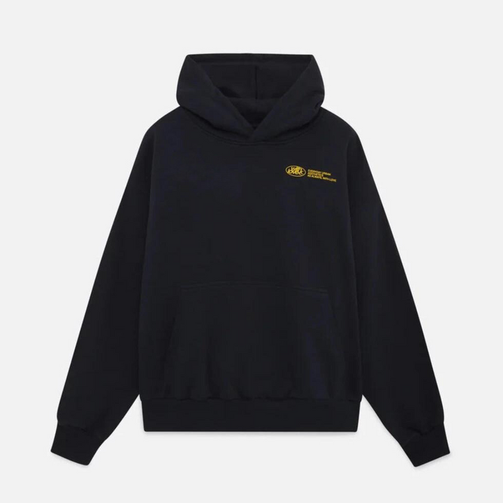 "Men's winter hoodie front view in grey, showing modern design and cozy fit. Perfect for staying warm and stylish."