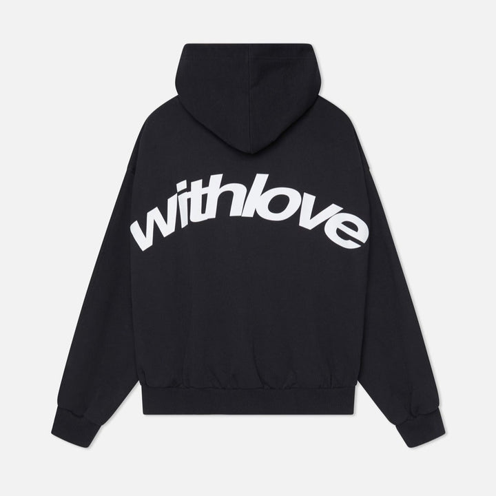 "Men's winter hoodie front view in grey, showing modern design and cozy fit. Perfect for staying warm and stylish."