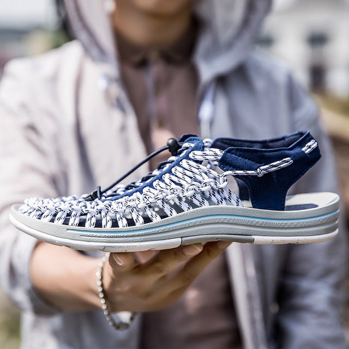 Men's Yacht Yarn Slip - Ons - Breathable Casual Flats - Lexians