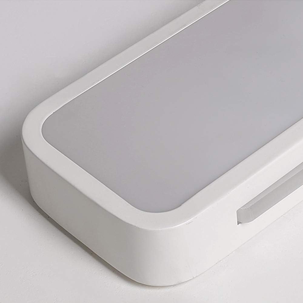 "Minimalist Nordic long LED ceiling light with sleek black finish and modern design for elegant interior lighting"