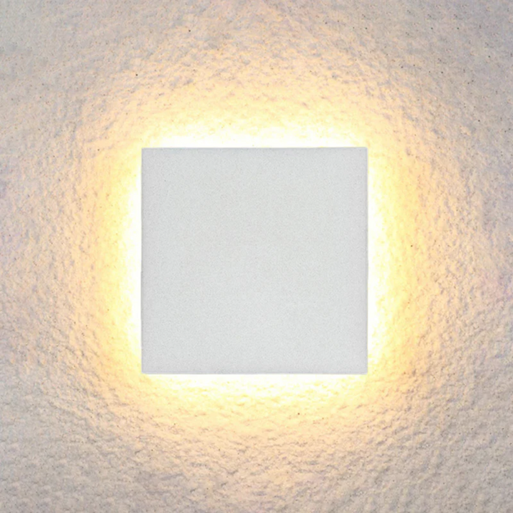 Weather resistant Zenith LED wall lamp, perfect for modern garden lights.