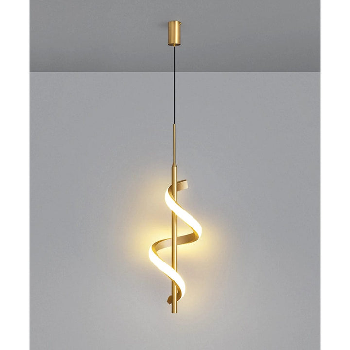 Modern LED wall sconce with adjustable gold arm and copper finish, ideal for ambient lighting in living rooms and bedrooms.
