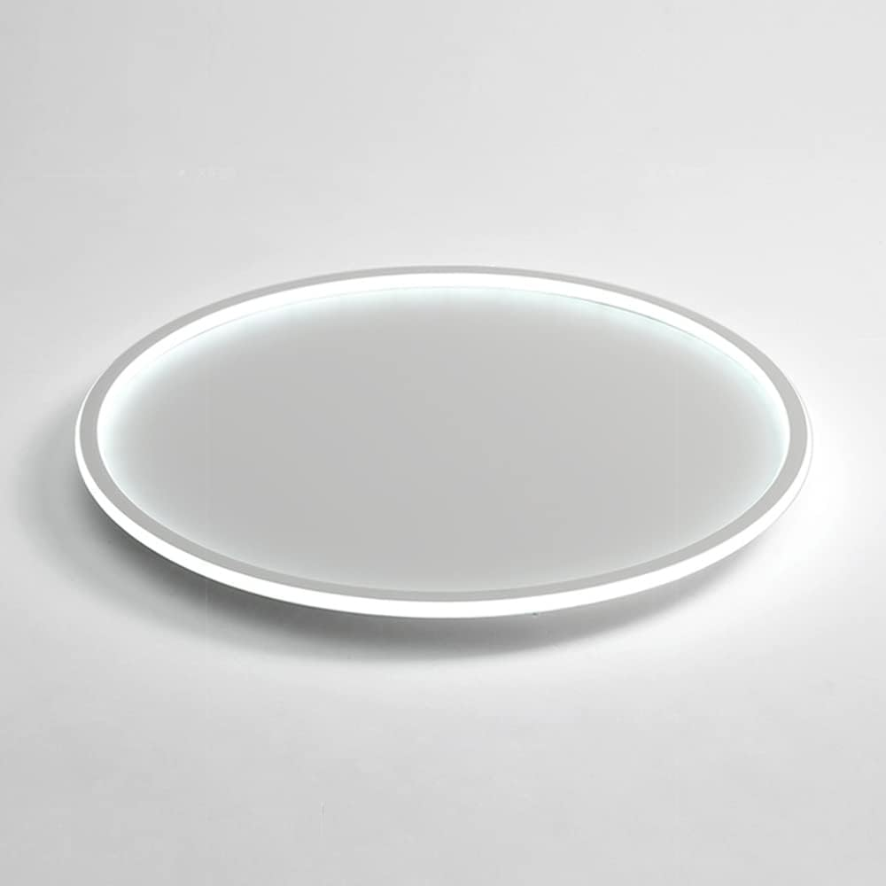 "Modern Nordic LED Ceiling Light with minimalist round flush mount design, providing soft even illumination for modern interi