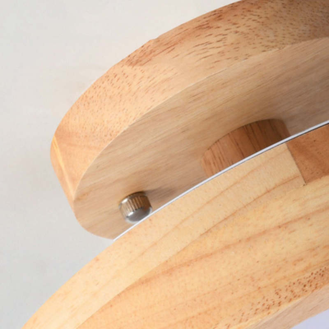 Nova modern round LED ceiling light; dimmable for perfect indoor ambiance.