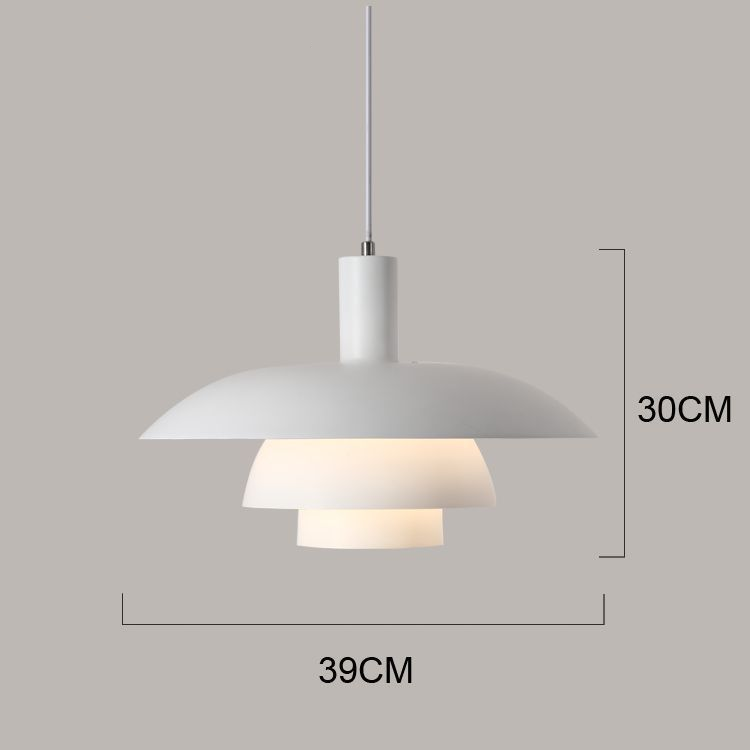 "Modern Scandinavian pendant light with sleek design, providing ambient LED glow, ideal for stylish home interiors."