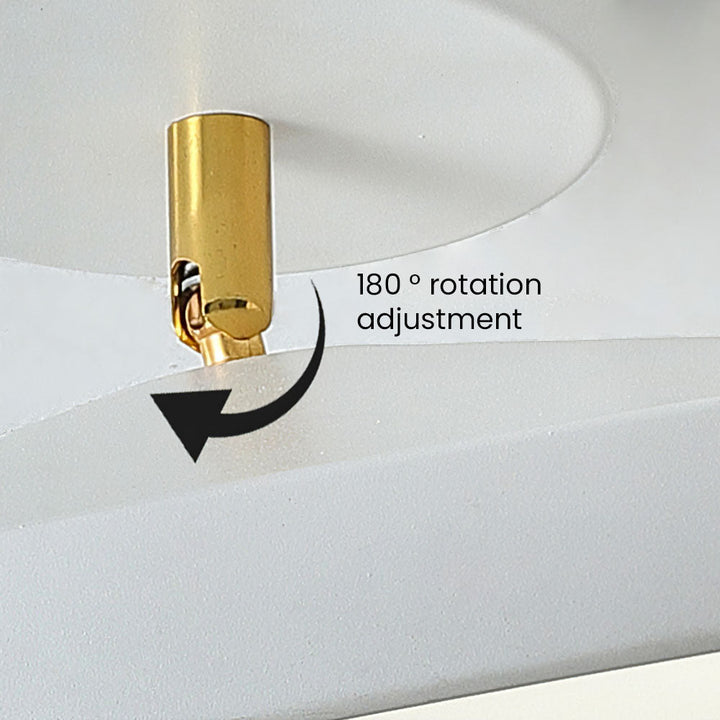 "Modern semi-flush ceiling light with sleek design, adjustable tones, and energy-efficient LED, perfect for any room ambiance