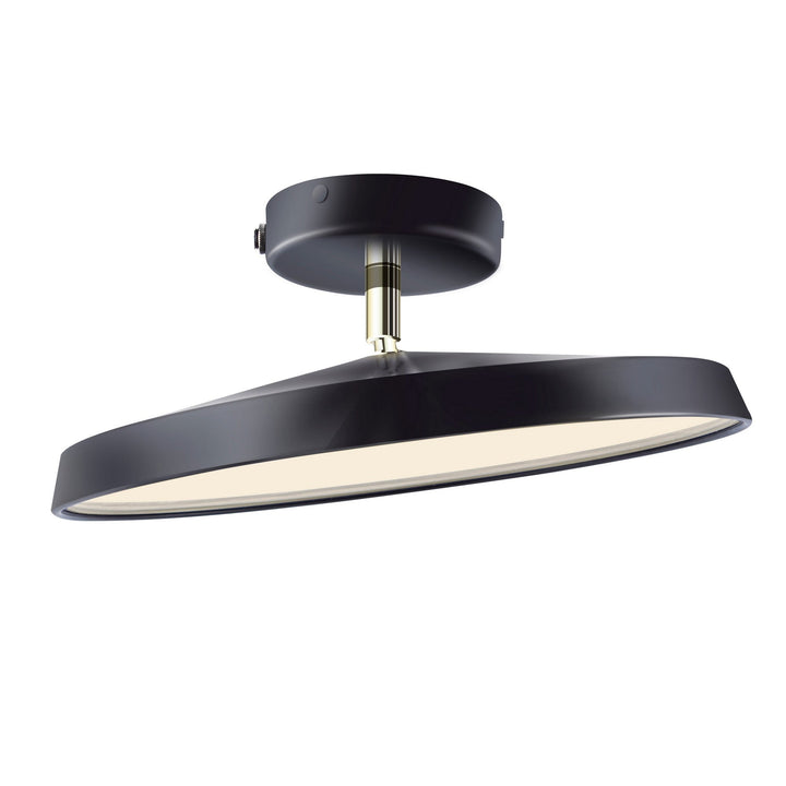 "Modern semi-flush ceiling light with sleek design, adjustable tones, and energy-efficient LED, perfect for any room ambiance