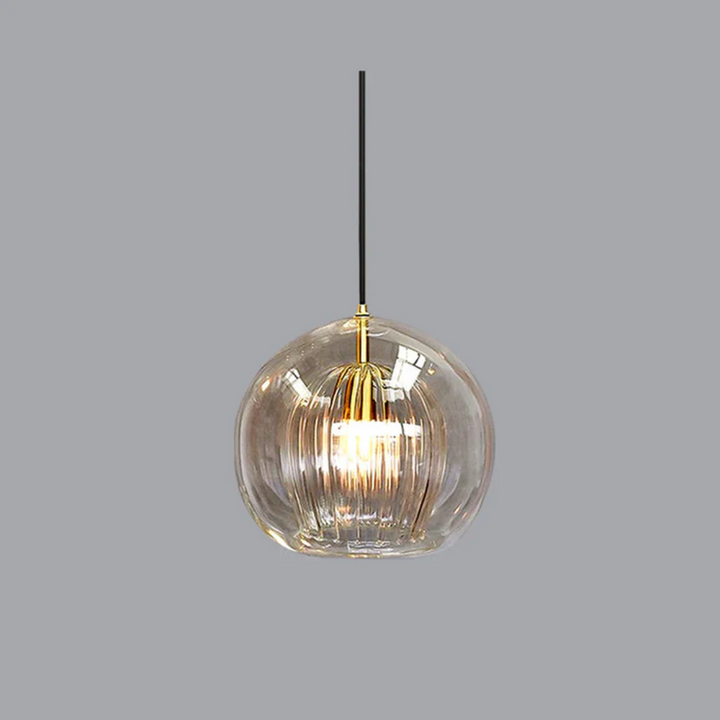 Decorative LED pendant lamp, Aurora Sphere, spherical and modern, ideal home lighting.