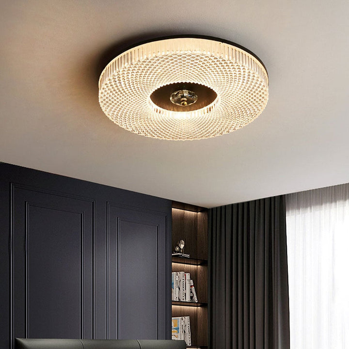 "Modern ultra-slim LED ceiling light with sleek metal frame and white acrylic, perfect for contemporary home decor."