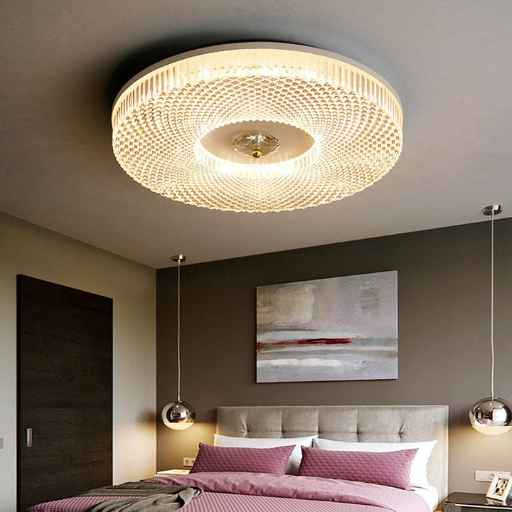 "Modern ultra-slim LED ceiling light with sleek metal frame and white acrylic, perfect for contemporary home decor."