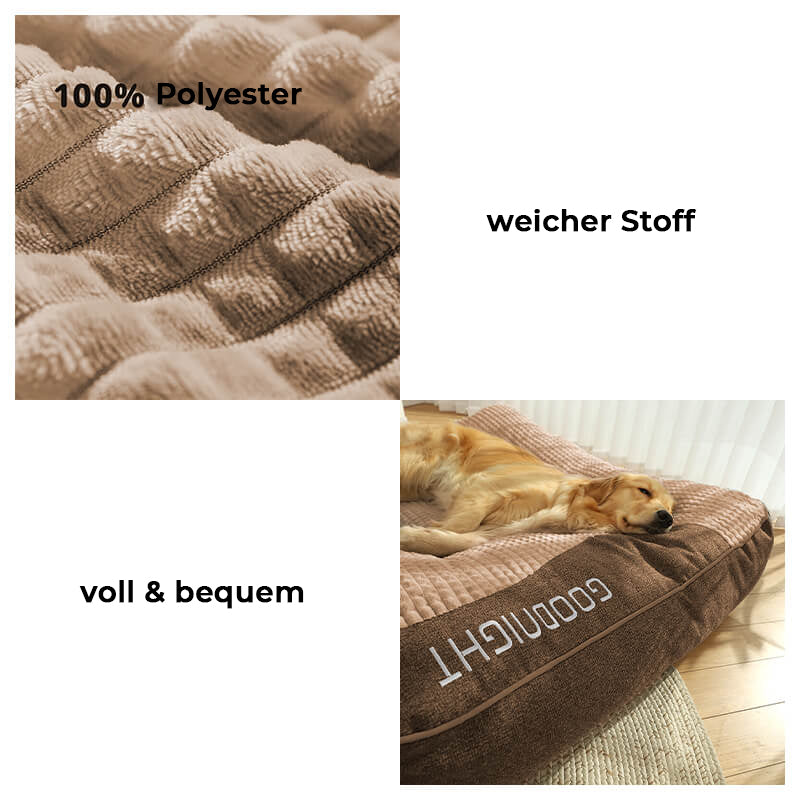 Durable orthopedic dog bed for ultimate pet comfort. Features supportive neck & spine care with a washable cover.