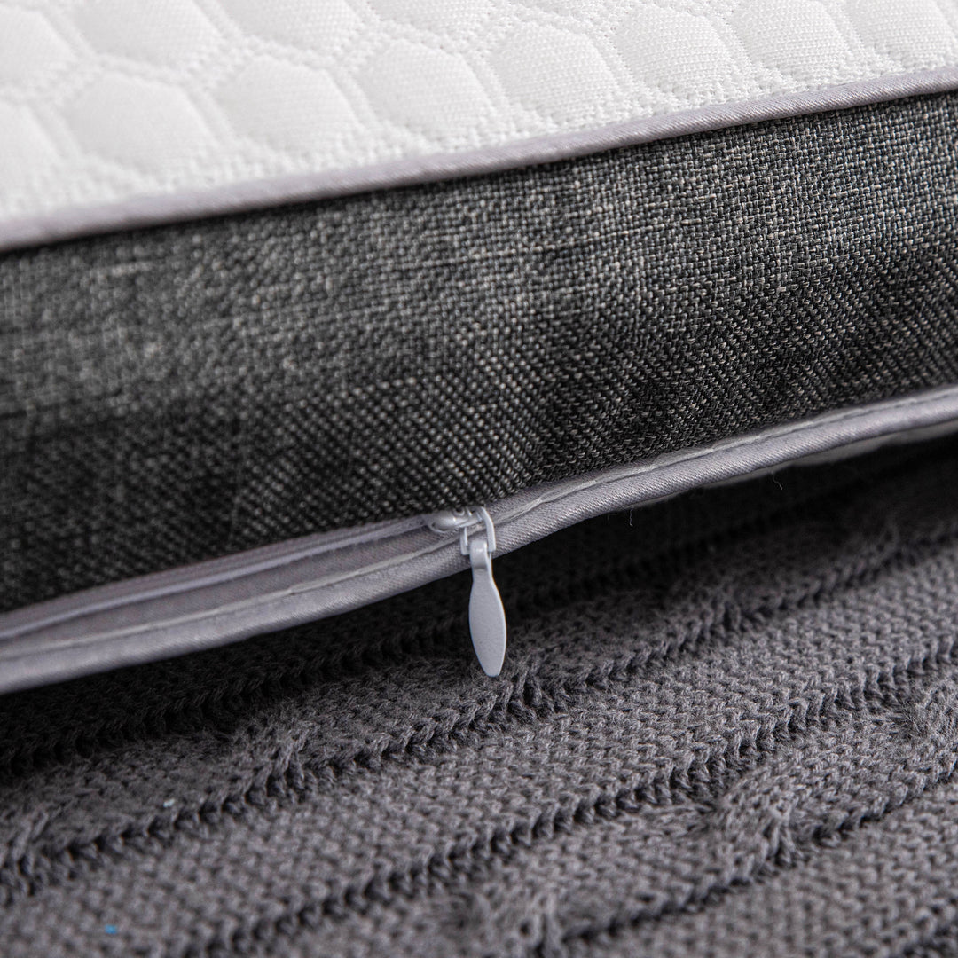 Orthopedic memory foam pillow offering pain-free sleep with ergonomic design and breathable cover for all sleep positions.