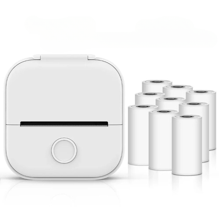 Compact Inkless Thermal Photo Printer for Easy Instant Printing