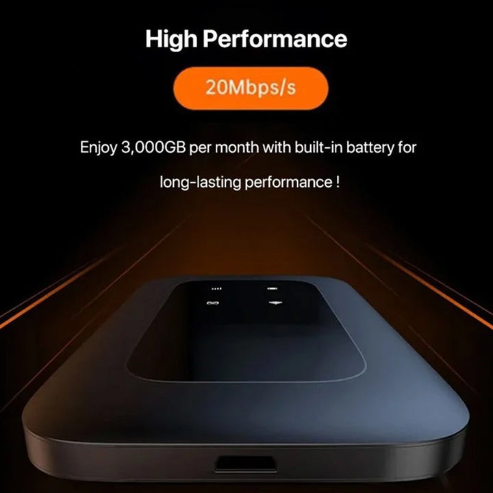 Portable WiFi Pro Booster for high-speed internet, compact design, white gadget for seamless connectivity anywhere.