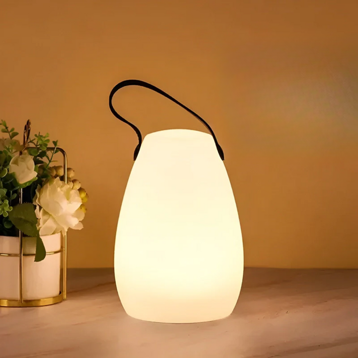 Illuminate your patio with RadianceFlex, a waterproof & portable LED outdoor lamp.