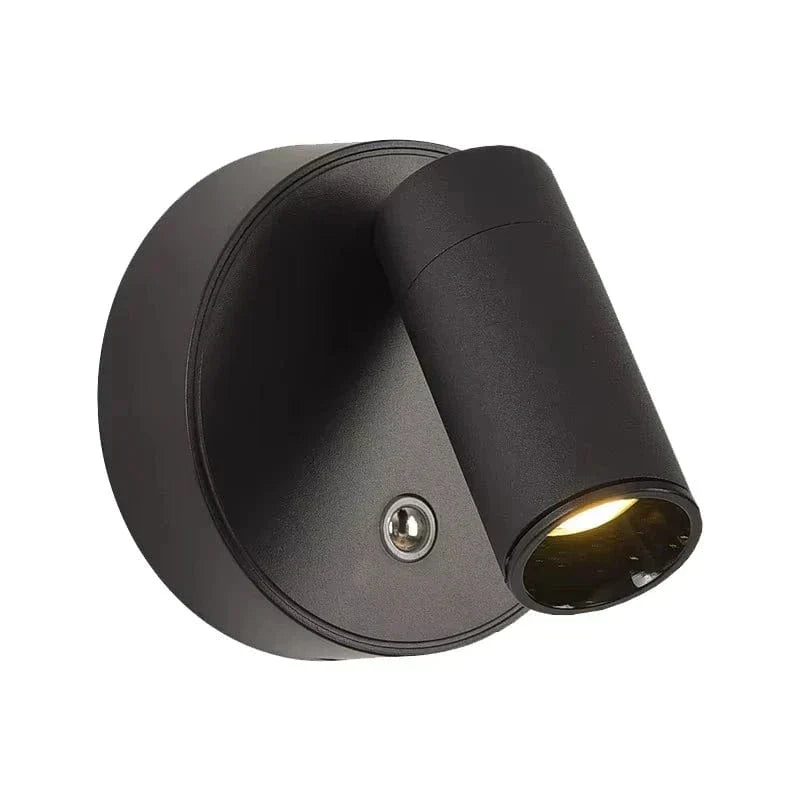 Rechargeable LED wall light with touch control, 360° rotation, magnetic base; compact, sleek design for versatile lighting.