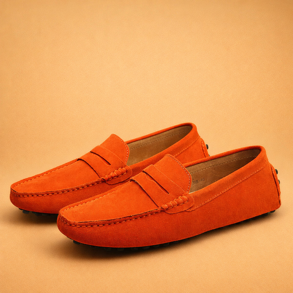 Premium men's driving loafers, showcasing stylish Italian design and ultimate comfort.