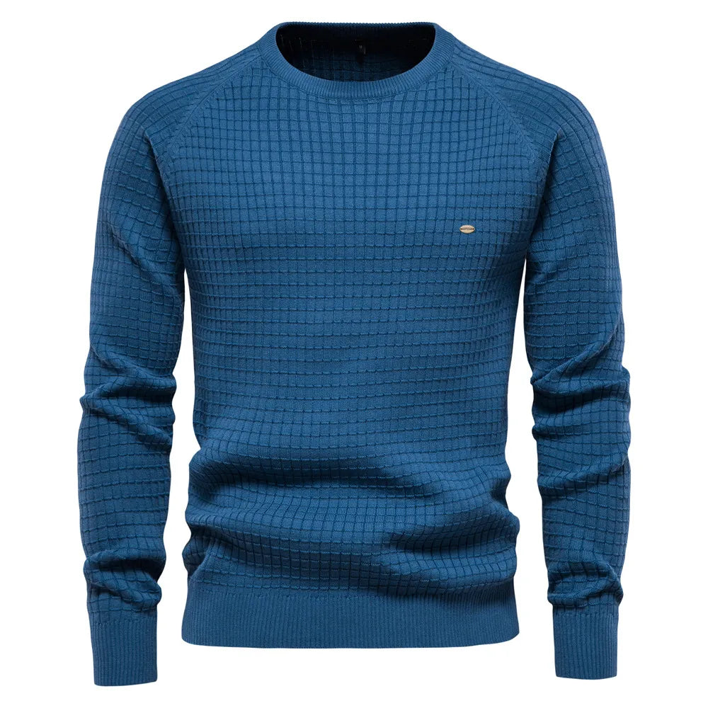 Stylish men's Felix jumper, a versatile pullover for smart-casual autumn fashion.