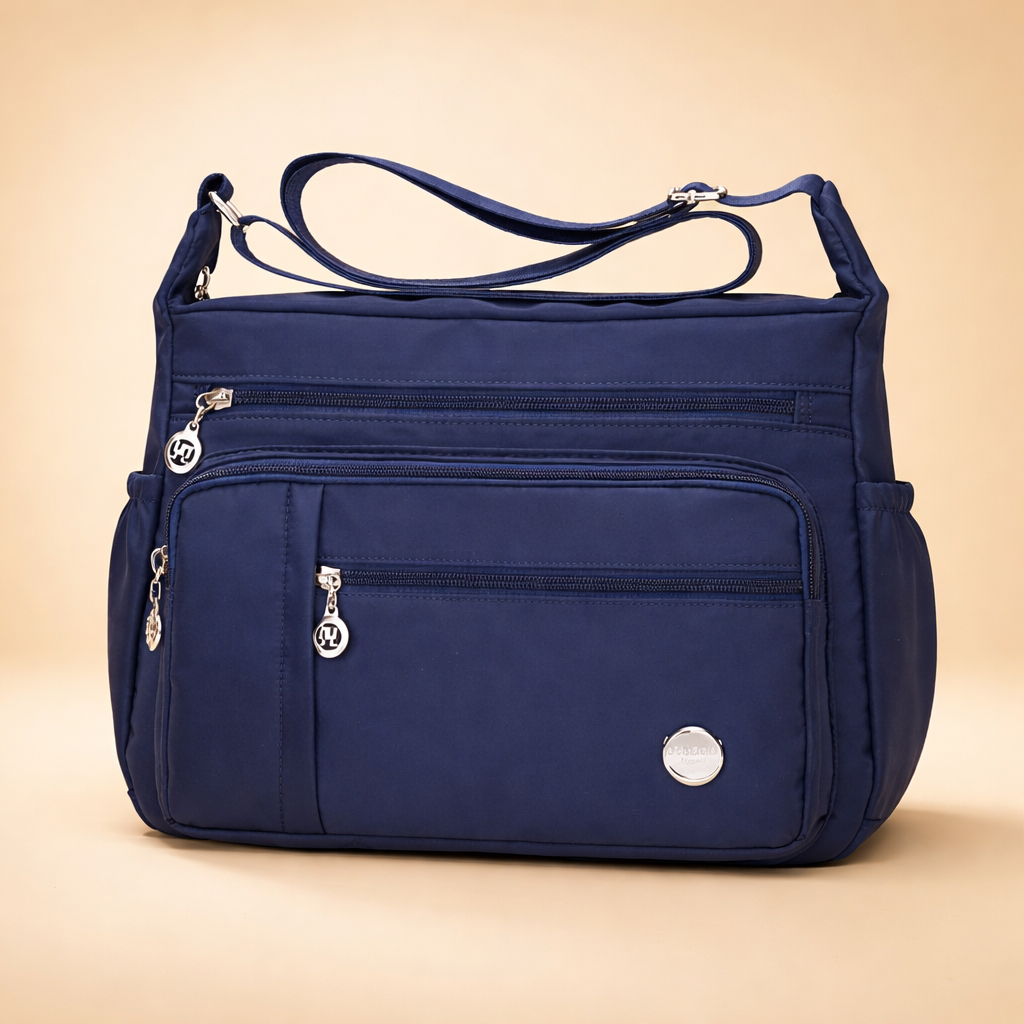 Elegant women's crossbody shoulder bag, a practical multi-pocket handbag for stylish daily use and travel.