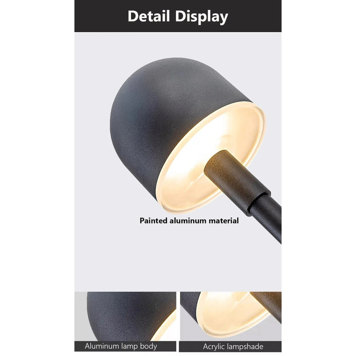 "Ultra-bright IP65 waterproof outdoor wall lantern with cool white LED for garden, balcony, and patio use."