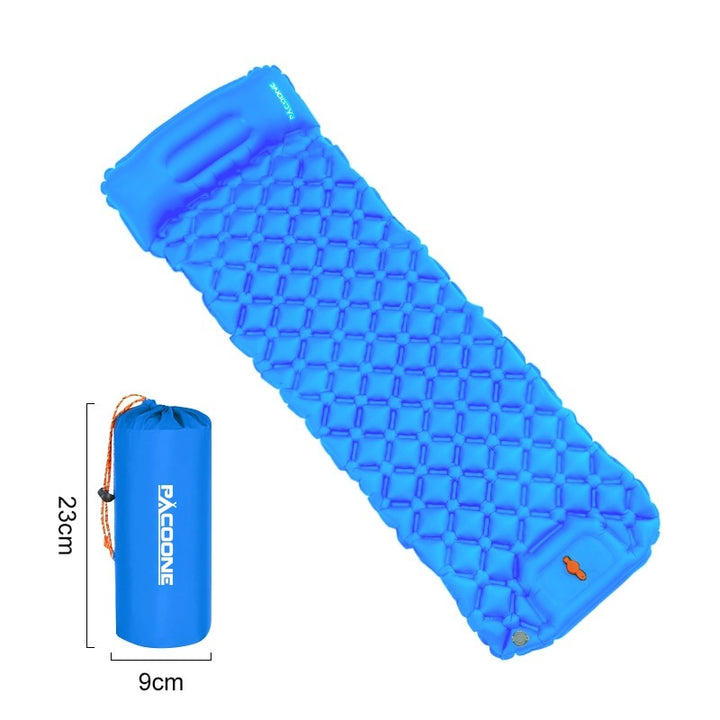 Waterproof ultralight sleeping pad for camping, backpacking & hiking. Inflatable air mat with pump.