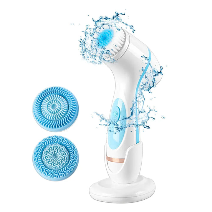 High-tech sonic facial cleanser and spa system delivers deep cleansing & rejuvenating face massage.
