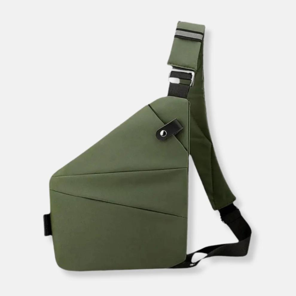 Everyday anti-theft crossbody bag with slash-resistant fabric and ample secure storage for essentials.