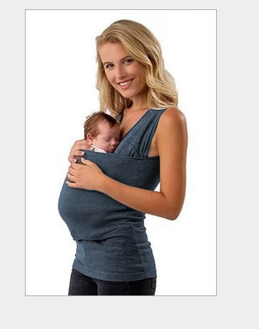 Unisex babywearing t-shirt for hands-free comfort. Ergonomic design supports infant bonding & everyday parent essentials.
