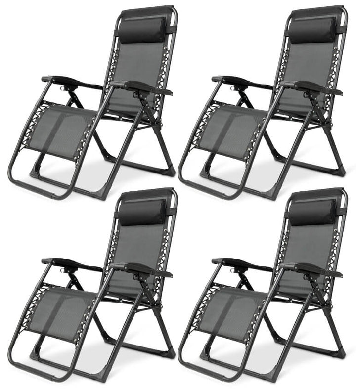 Unisex folding zero gravity chair, cream, comfortable outdoor furniture for any space.