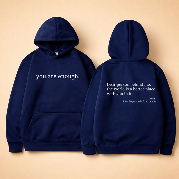 Comfortable unisex knit hoodie, features a drawstring hood & large kangaroo pocket, ideal for everyday casual style.