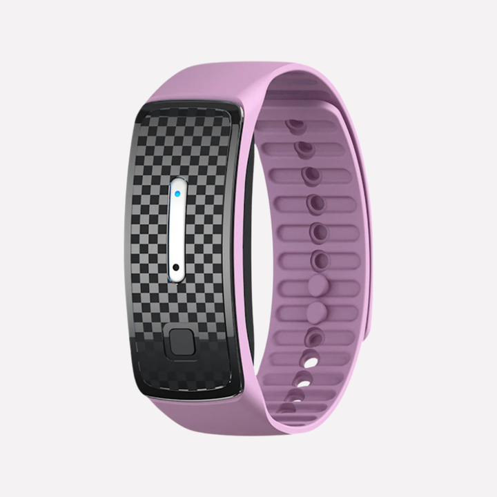 Bug repellent wristband, unisex, ideal for garden, travel, camping, and pest control.