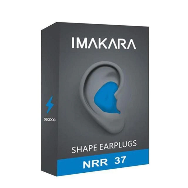 Moldable silicone earplugs, perfect for waterproof swimming, noise protection during sleep, study, and travel.