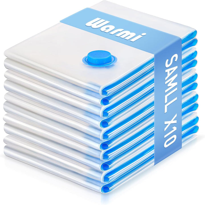 Unisex vacuum storage bag set with electric pump for ultimate space saving & home organization.