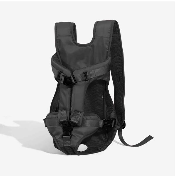 "Versatile dog carrier backpack for hiking, shown in green. Secure multi-buckle design keeps pets safe and comfortable outdoo