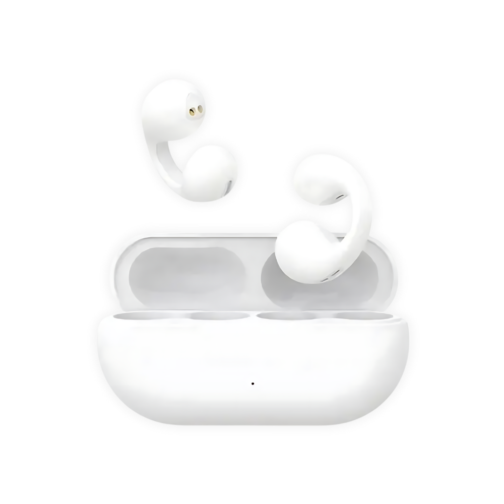 Wireless bone conduction earbuds with secure fit, lightweight design, open-ear listening, and waterproof features for active 