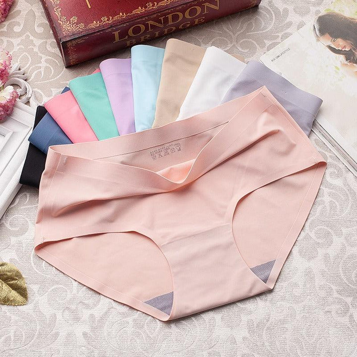 Smooth feel women's seamless comfort briefs, 5-pack. Silky soft for daily wear.