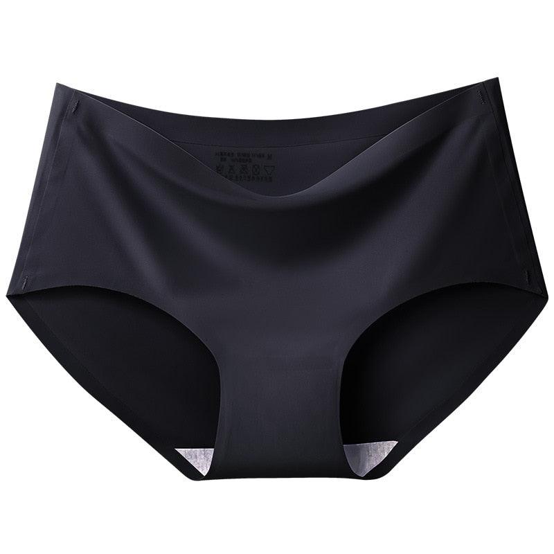 Comfort-fit women's seamless underwear 5-pack. Silky soft briefs for all-day ease.